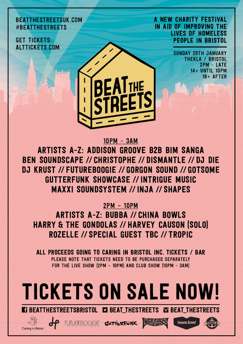 Allstar Bristol lineup announced for oneday Beat The Streets festival